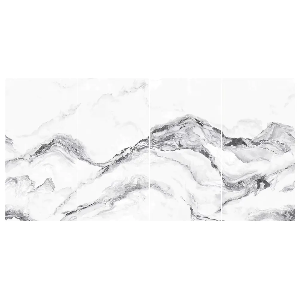 Marble-Look Polished Porcelain Floor Tile 600x1200mm