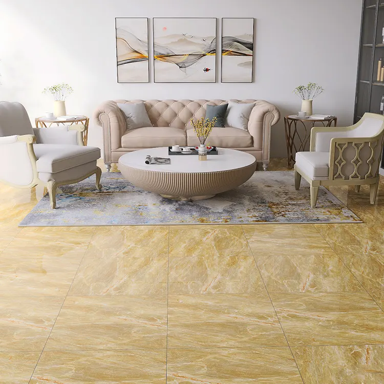 Non-Slip Wood-Look Porcelain Floor Tile 600x600mm/60x60cm