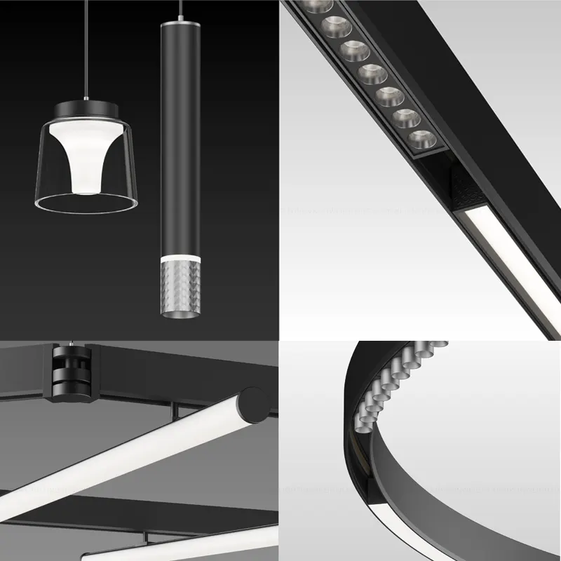 Aluminum Magnetic LED Track Spotlight 48V