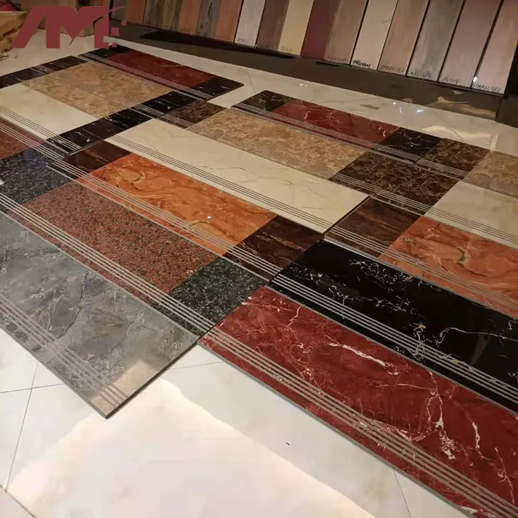 Glazed Porcelain Stair Tread Tile 1200x470