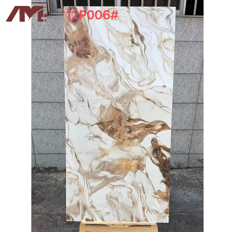 Non-Slip Marble-Look Porcelain Wall And Floor Tile 600x1200mm
