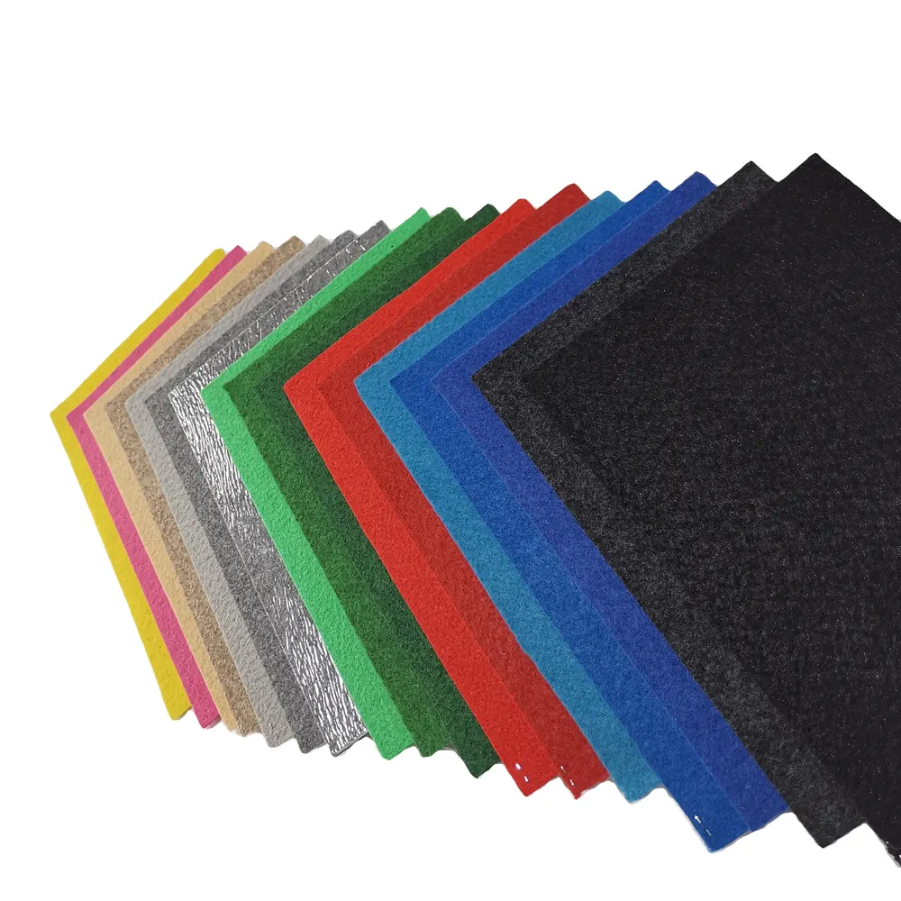 White/Black/Red Polyester Exhibition and Event Carpet 1-4mm Thick