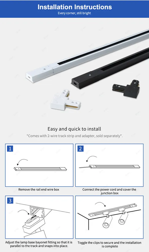 Aluminum LED Track Spotlight 20W