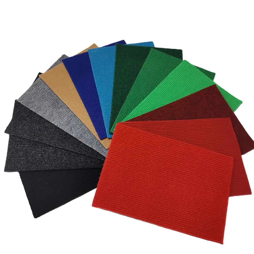 Ribbed Polyester Exhibition And Event Carpet 2-6mm Thick