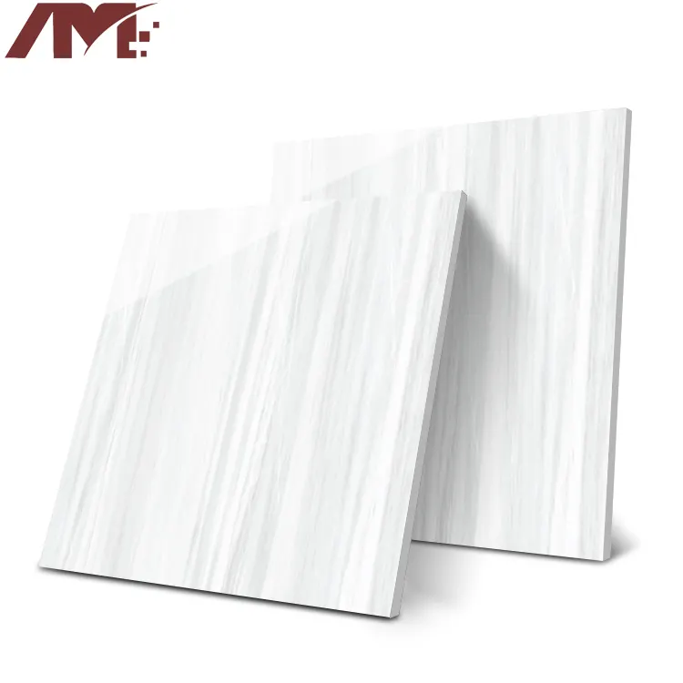 Wood-Look Polished Porcelain Floor Tile 600x600mm