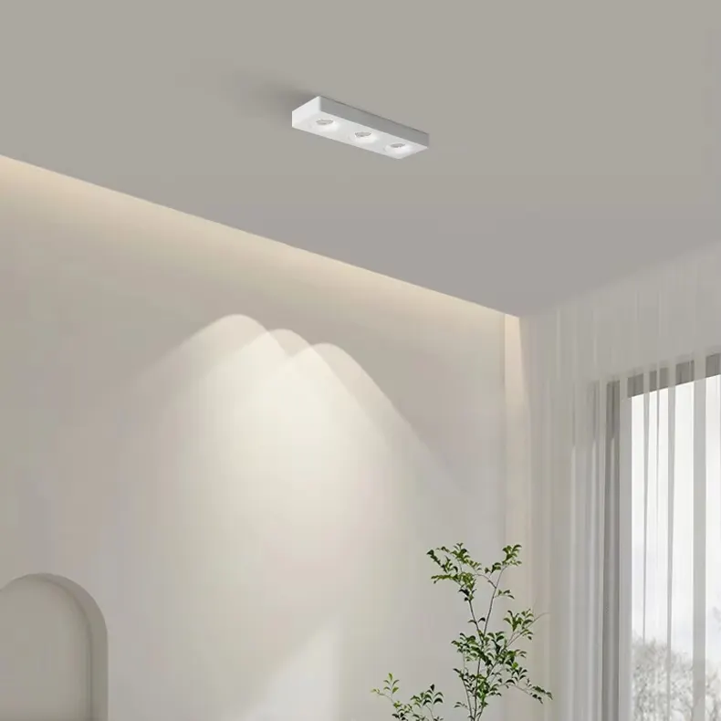 Anti-Glare Surface-Mounted Aluminum LED Downlight Black/White 9-36W