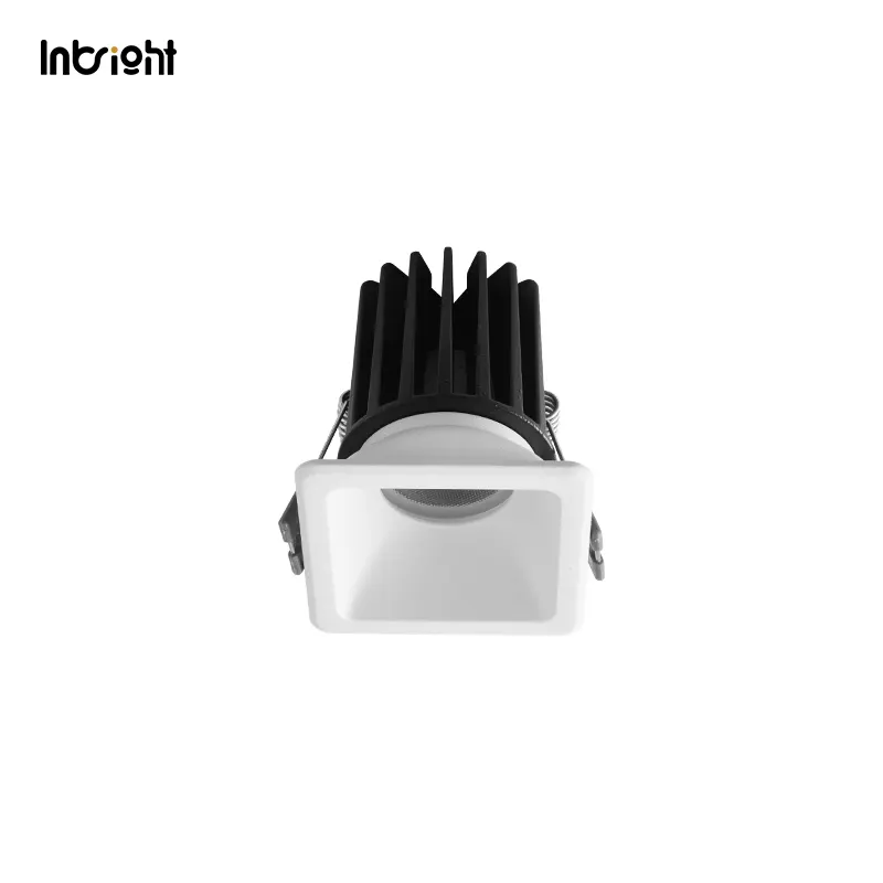 Recessed Square Aluminum LED Downlight 10W IP65