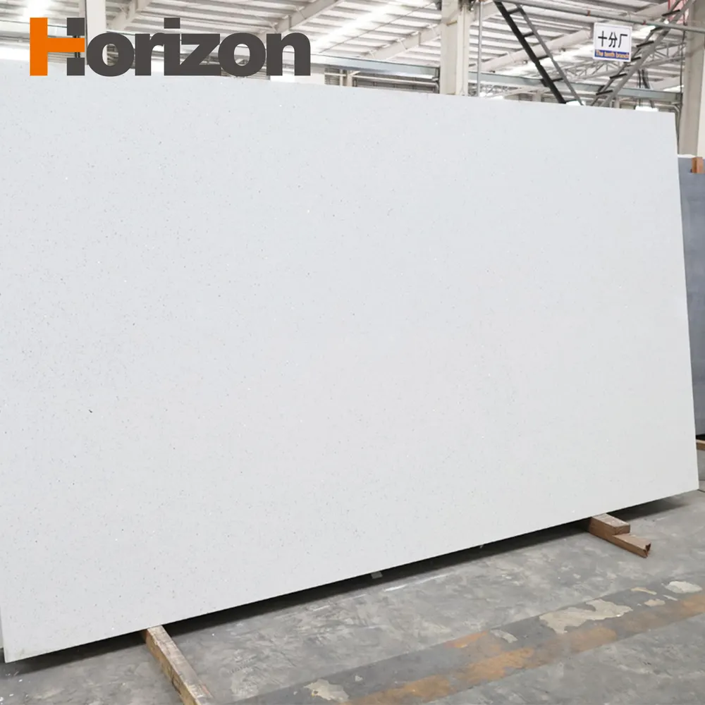 Beige Engineered Quartz Slab 3200x1600mm