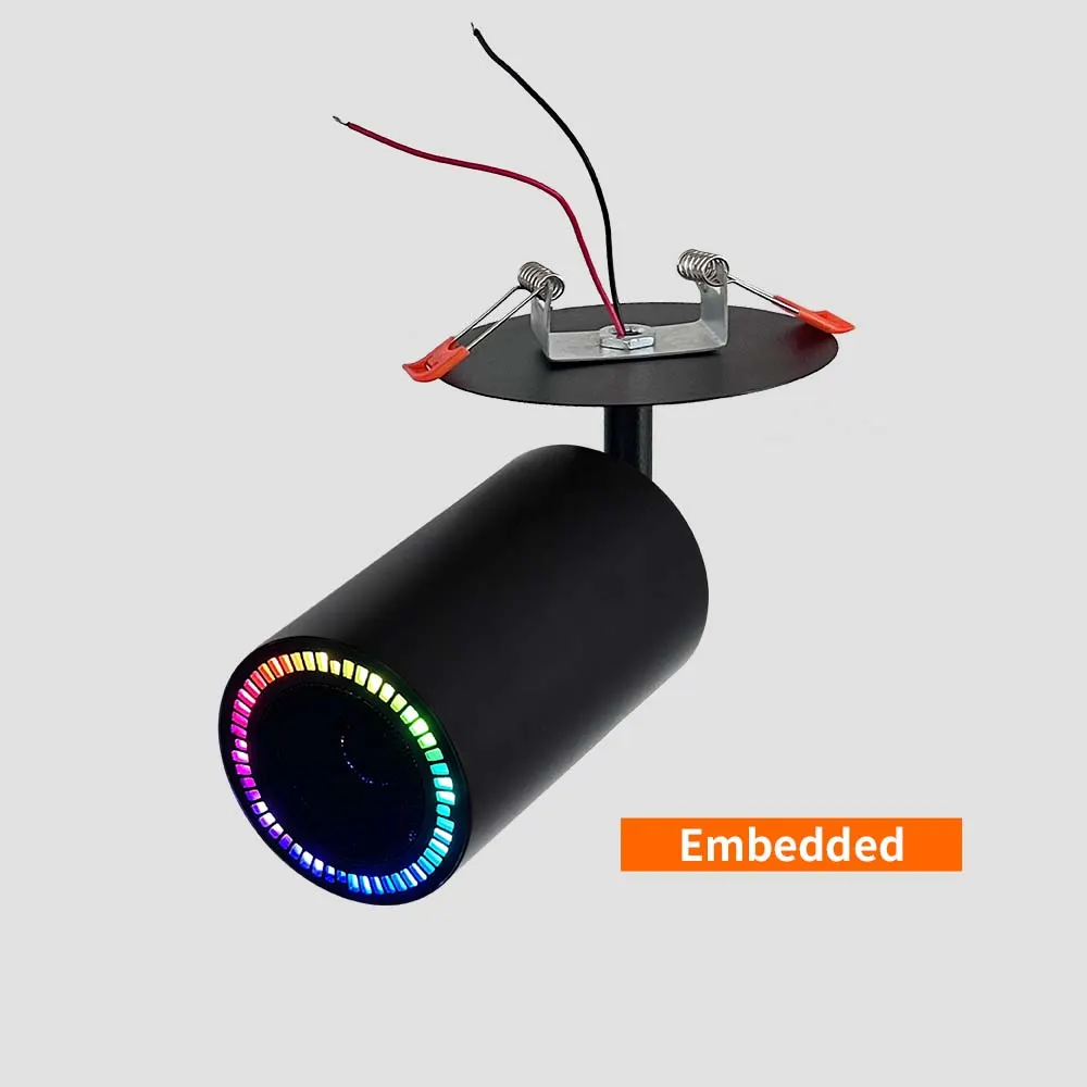 Smart Dimmable Aluminum Magnetic LED Track Spotlight With Bluetooth Speaker product sample
