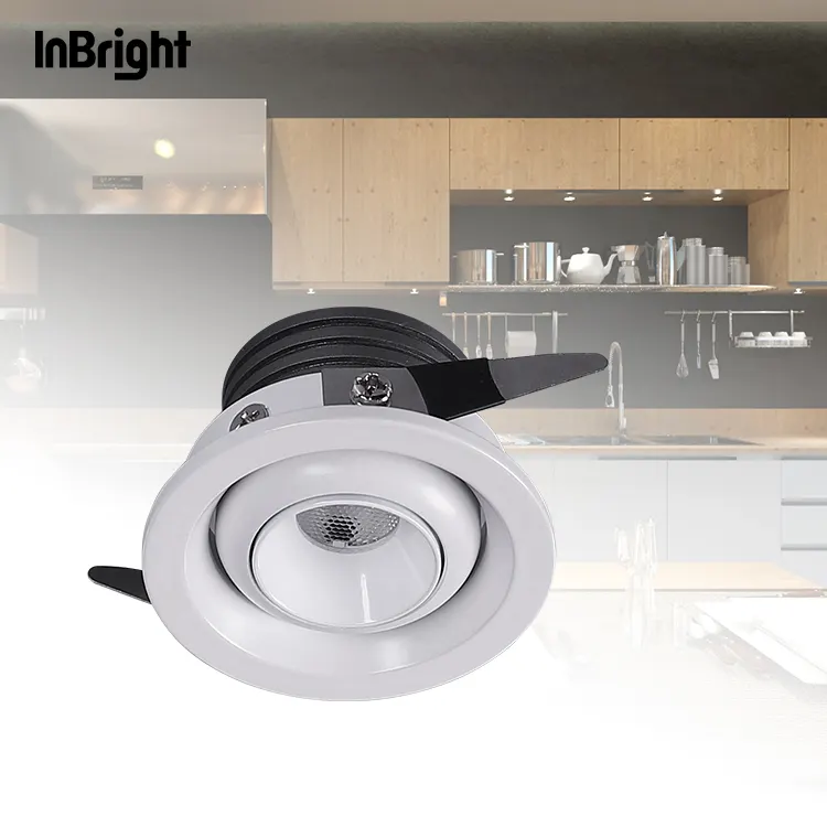Recessed Aluminum COB LED Downlight 3W