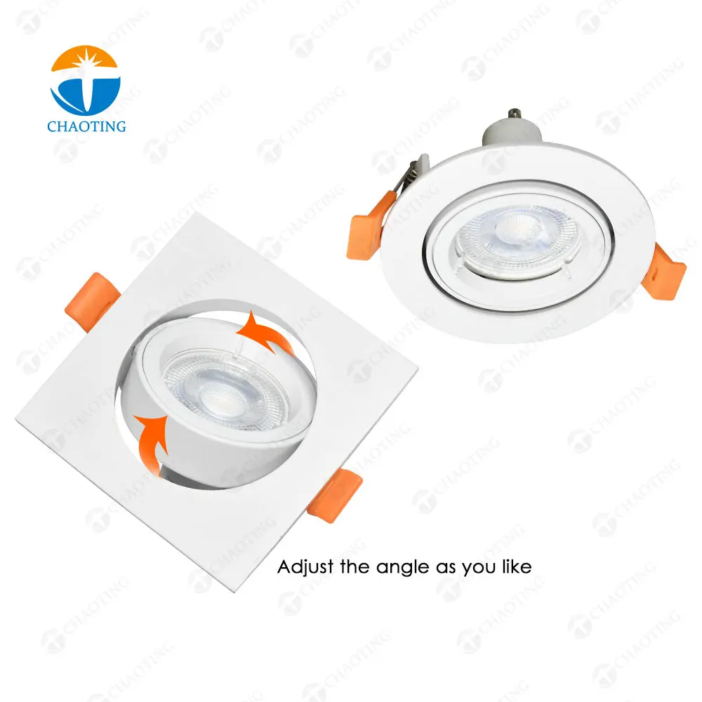 Recessed Aluminum Downlight Housing GU10/MR16