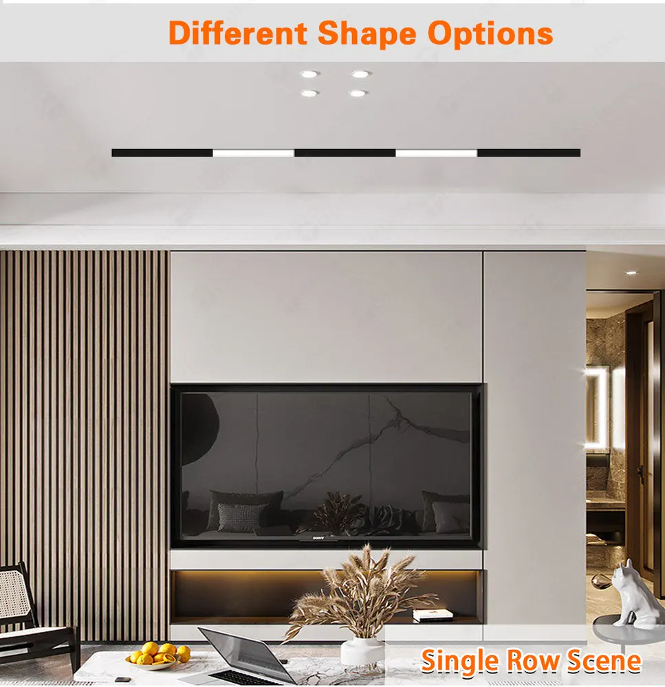 Adjustable Smart Dimmable Magnetic LED Track Spotlight 48V product sample