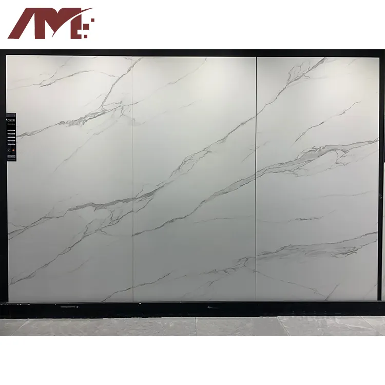White Polished Sintered Stone Slab 1200x2700mm