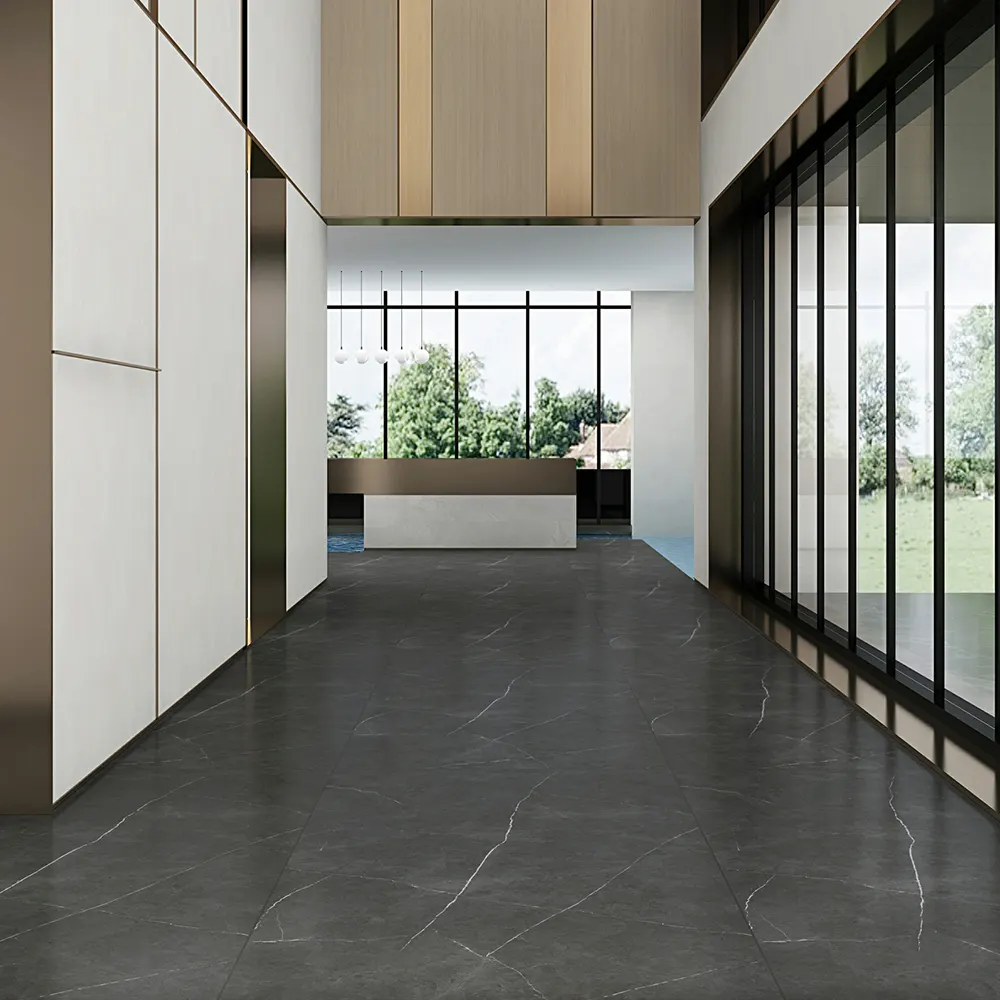 Marble-Look Matte Sintered Stone Slab 1600x3200mm