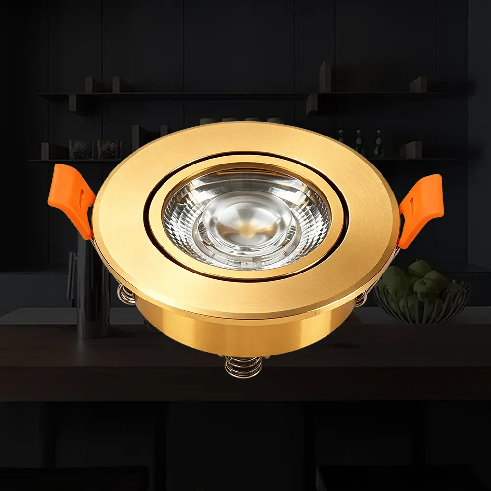 Slim Recessed Aluminum COB LED Downlight 3-10W