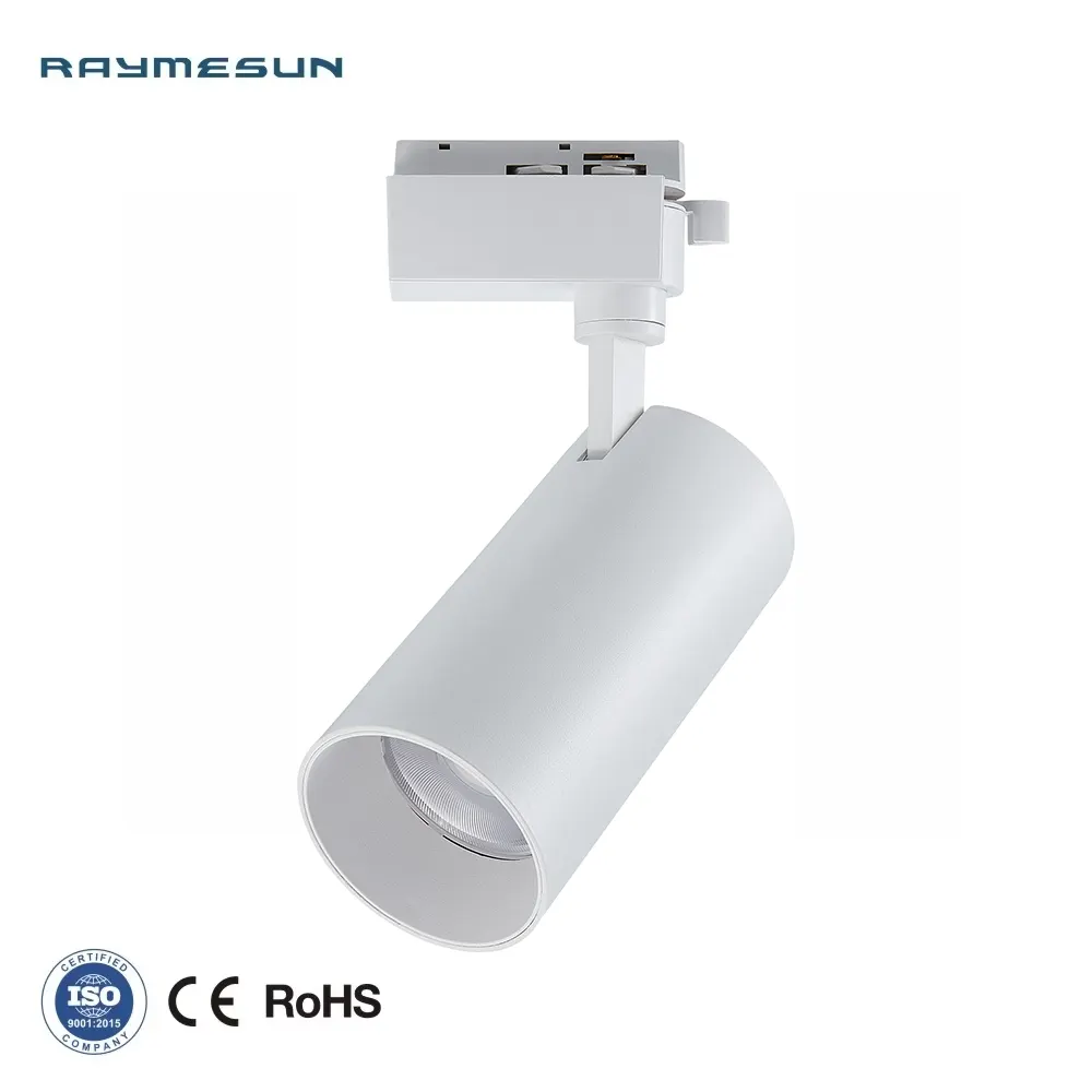 Aluminum LED Track Spotlight White/Black 10-40W