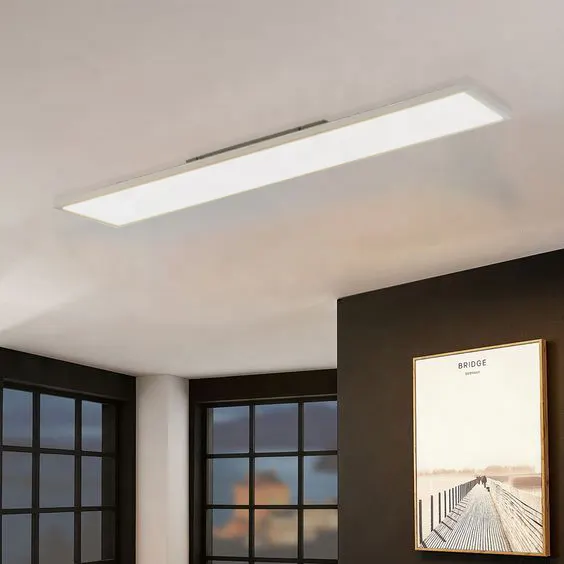 Slim Tuya Zigbee Dimmable LED Panel Light 1200x300/2x4 48/72W