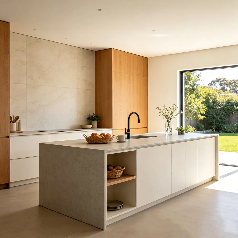Modern Plywood Modular Kitchen Cabinet Set