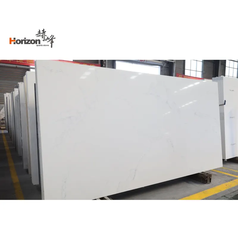 White Engineered Quartz Slab 3200x1600mm