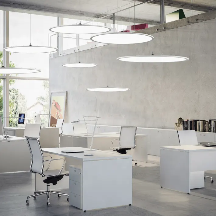 Adjustable Round Aluminum LED Panel Light 40W 6000K