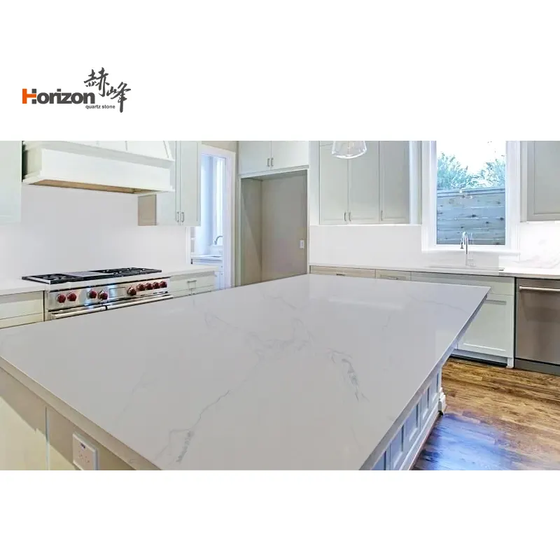 White Engineered Quartz Slab 3200x1600mm