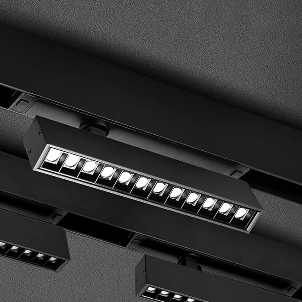 Surface-Mounted Aluminum Magnetic LED Track Spotlight 7-27W