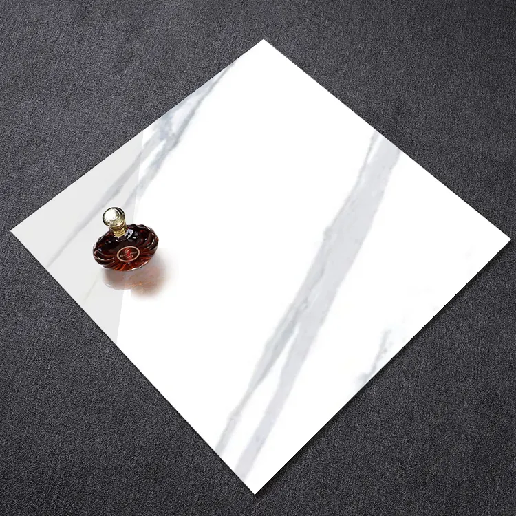 Carrara Glazed Porcelain Floor Tile 600x600mm