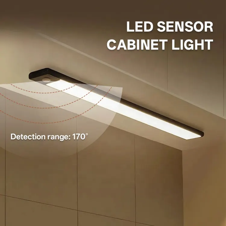 Rechargeable Dimmable Plastic LED Cabinet Light White 0.6-1.35W