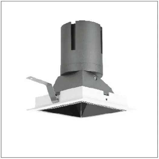 Square Aluminum LED Downlight 9-15W