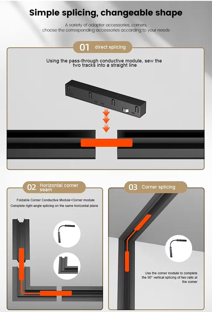 Tuya Smart Aluminum Magnetic LED Track Spotlight 18/20W