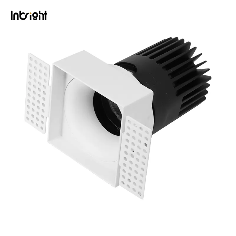 Trimless Dimmable DALI Recessed LED Downlight 10-28W IP65