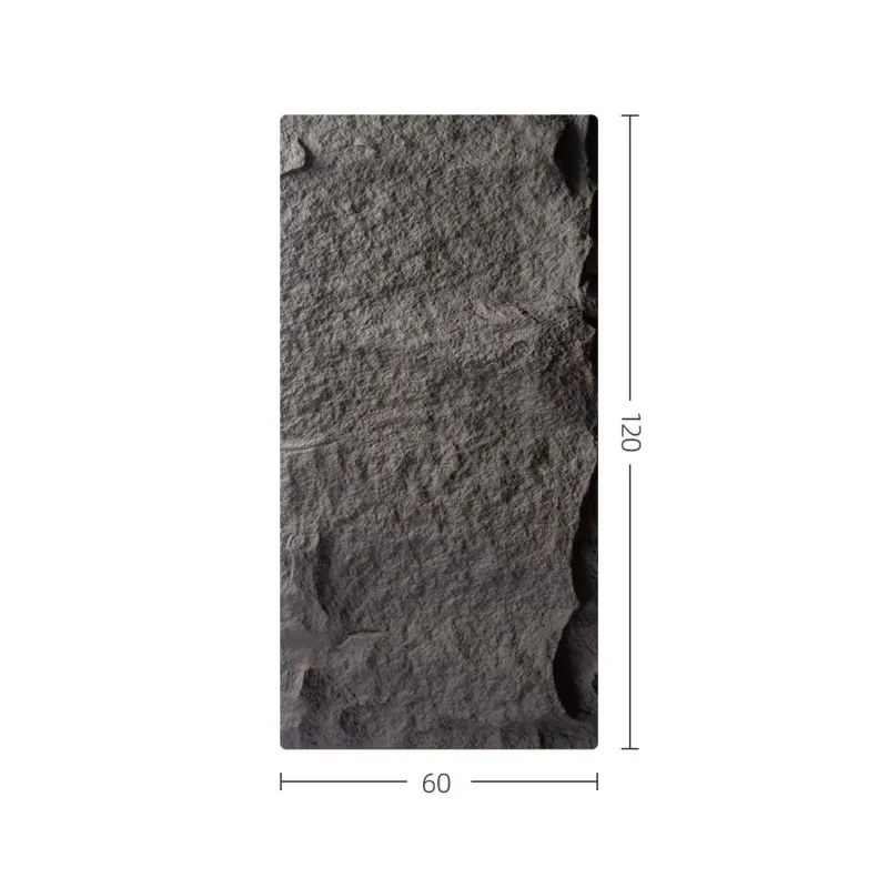 3D-Textured Flexible Stone Veneer Wall Panel