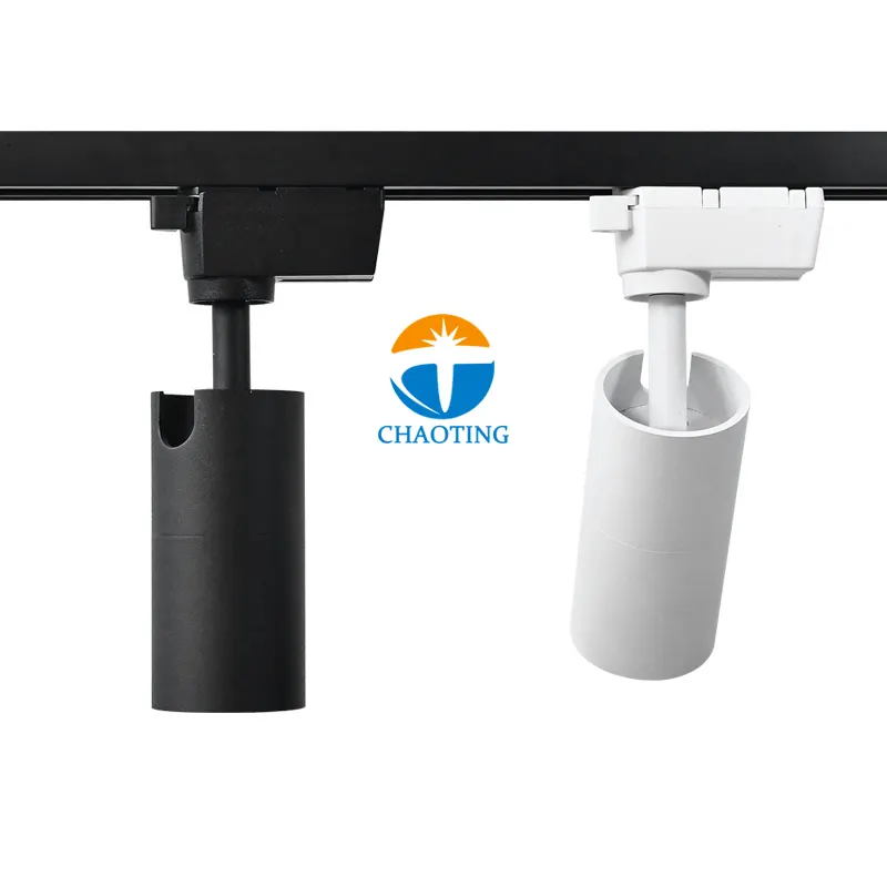 Surface-Mounted Aluminum COB LED Track Spotlight 12-40W