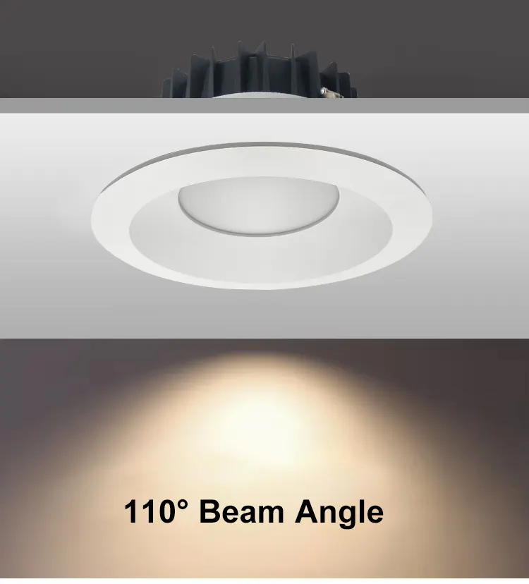 Recessed Aluminum LED Downlight 250-280mm Cut-Out product sample