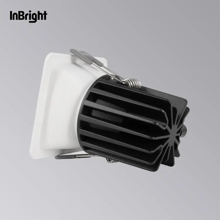 Recessed Square Aluminum COB LED Downlight 8/28W IP65