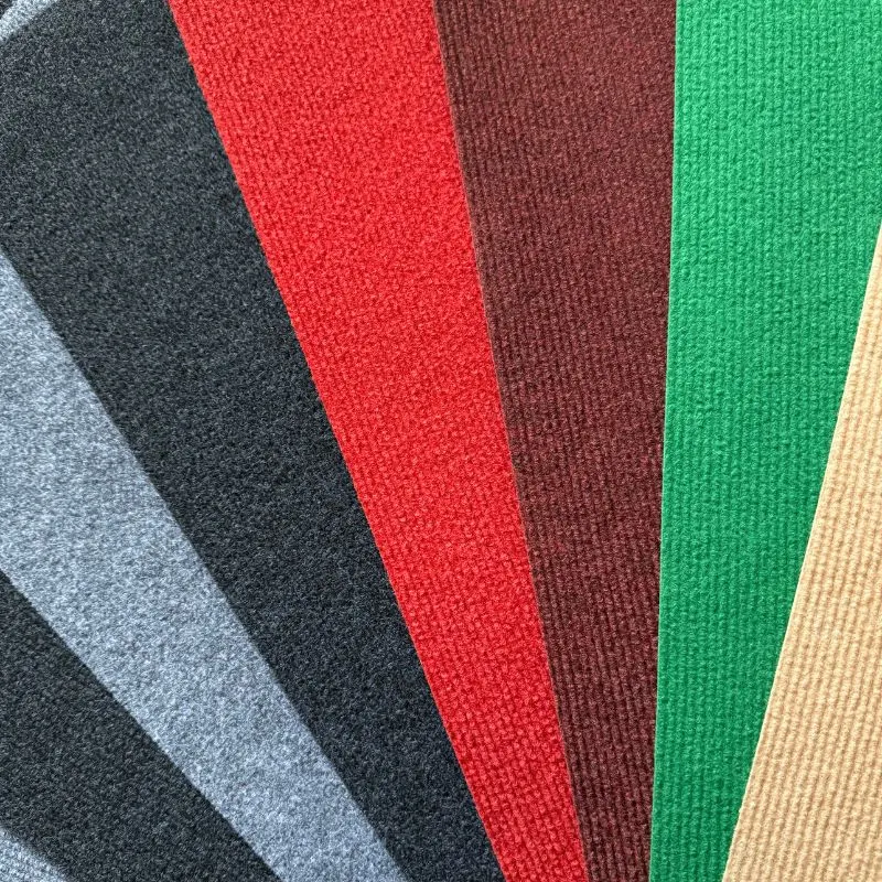 Non-Slip Nonwoven Ribbed Polyester Floor Carpet