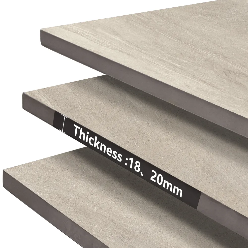 Non-Slip Stone-Look Porcelain Floor Tile 600x1200mm