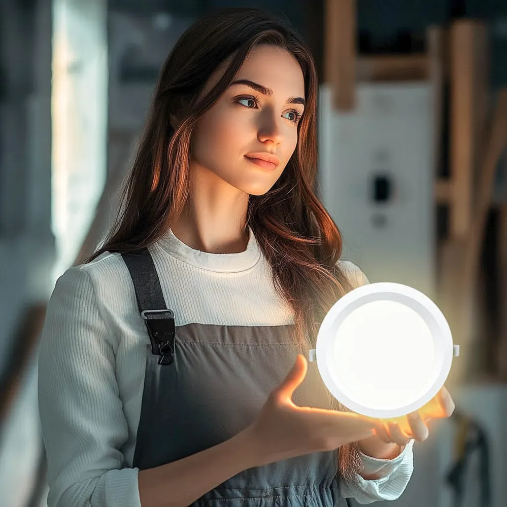 Anti-Glare Dimmable Recessed LED Downlight 8-40W product sample