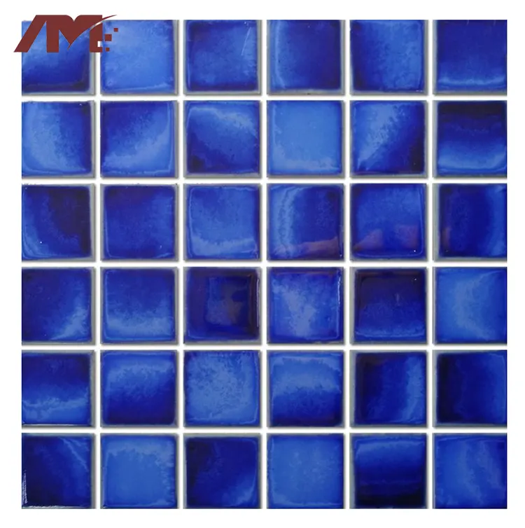 Blue Porcelain Mosaic Tile 600x600mm