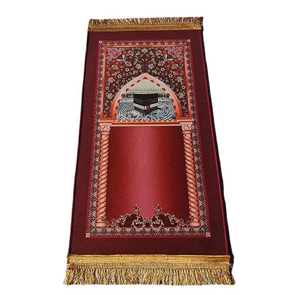 Polyester Prayer Mat 48x90cm With Rubber Backing