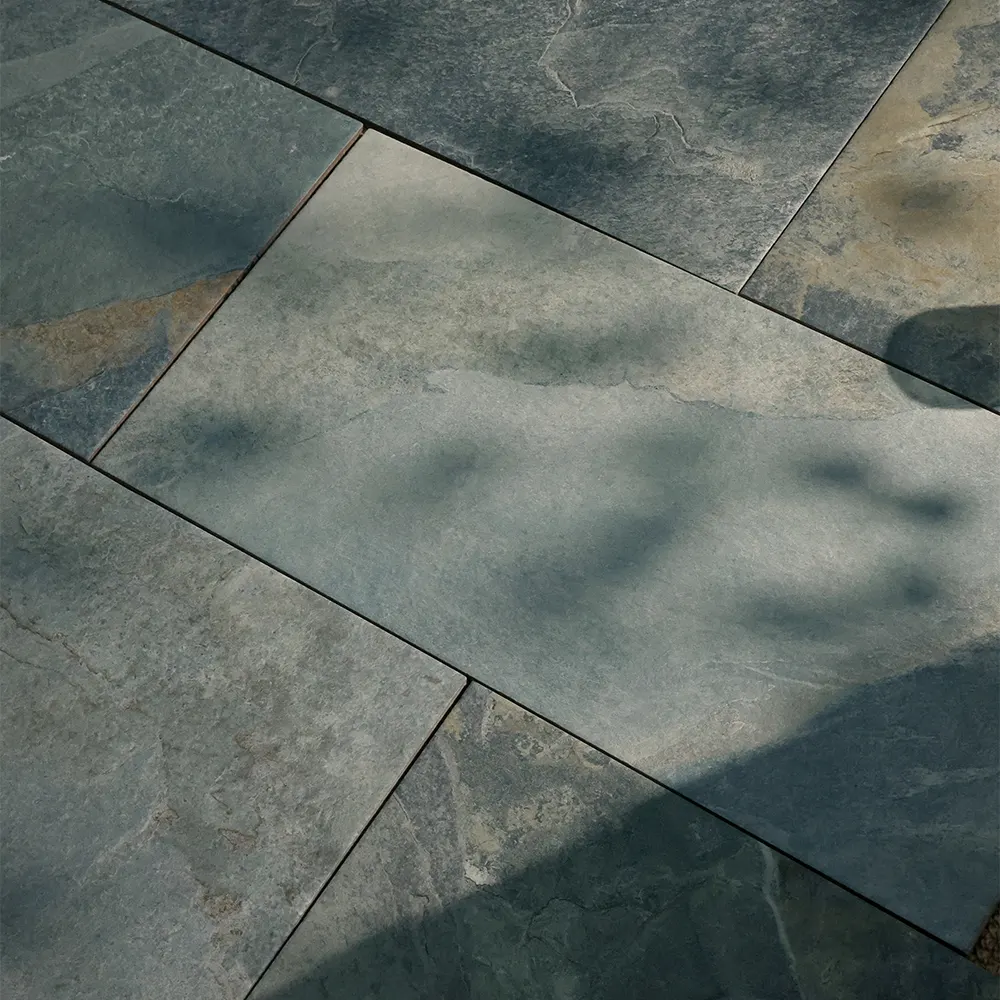 Non-Slip Stone-Look Porcelain Swimming Pool Tile 300x600mm product sample