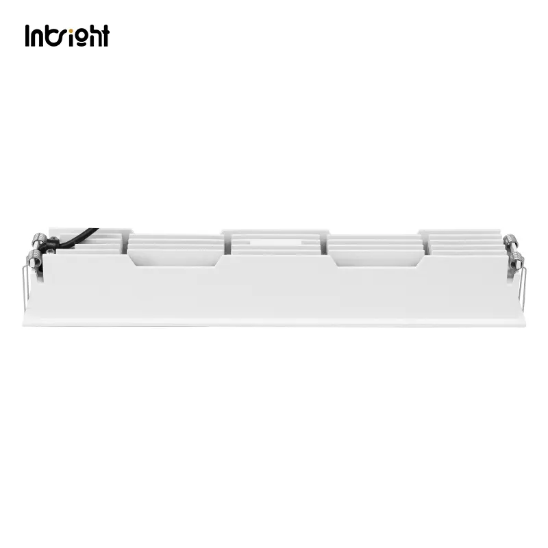 Anti-Glare Recessed Aluminum LED Grille Spotlight Gold 6-30W