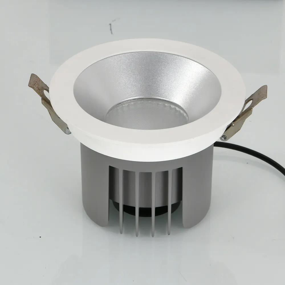 Anti-Glare Dimmable Recessed COB LED Downlight Black/White 9-50W 2700-6000K