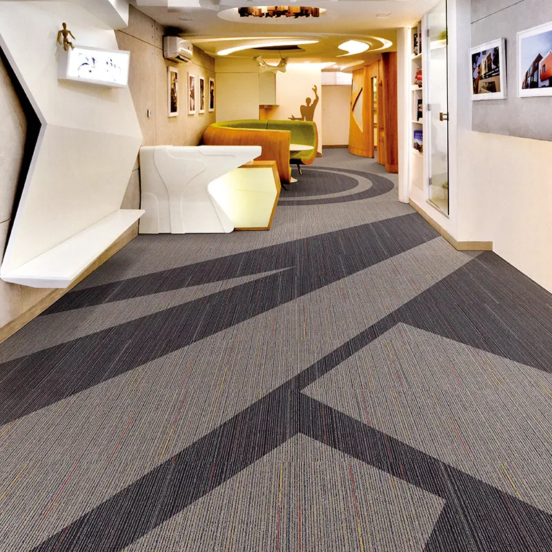 Polypropylene Floor Carpet 50x50cm With PVC Backing