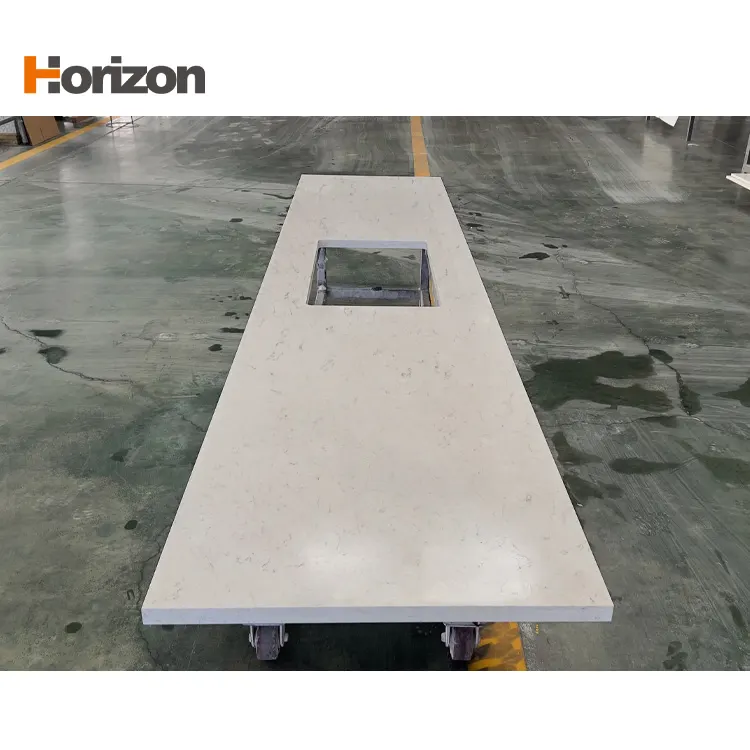 White Engineered Quartz Slab 3200x1600mm
