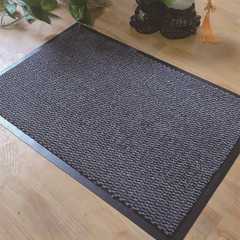 Non-Slip Cut-Pile PVC Entrance Door Mat With PVC Backing