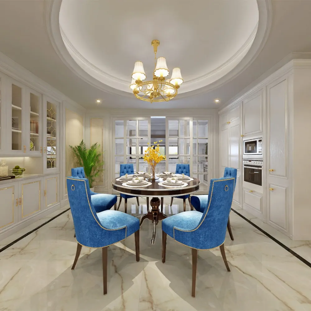 Non-Slip Stone-Look Glossy Porcelain Wall And Floor Tile 600x600mm