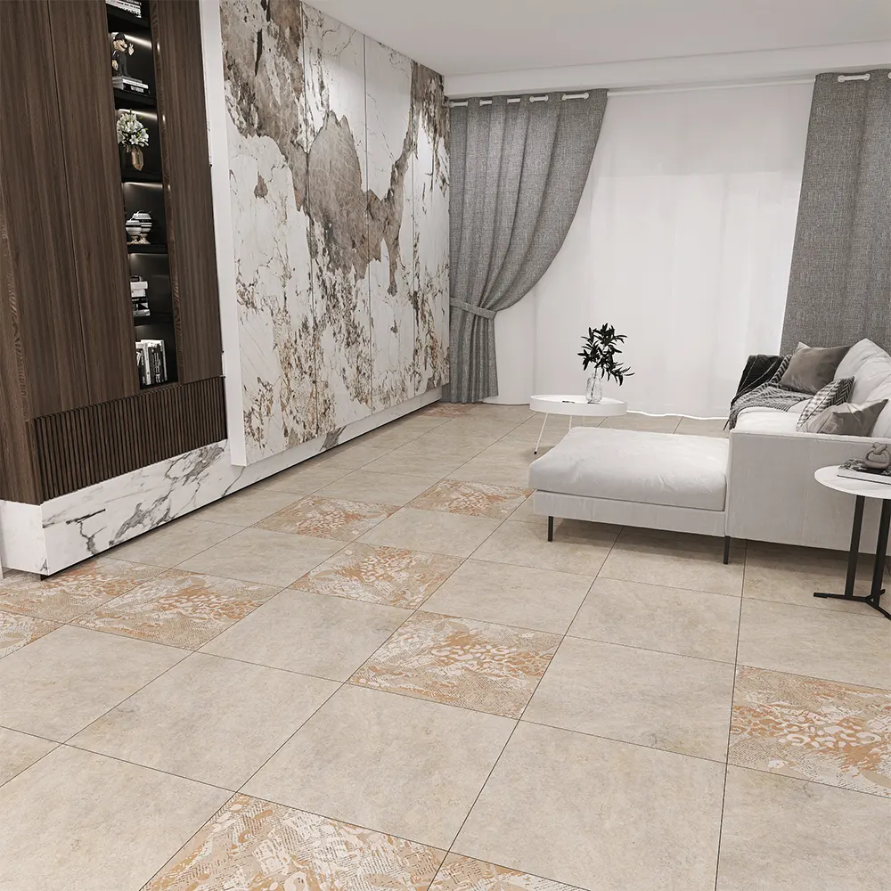 Wood-Look Matte Porcelain Floor Tile 600x600mm/60x60cm/24x24