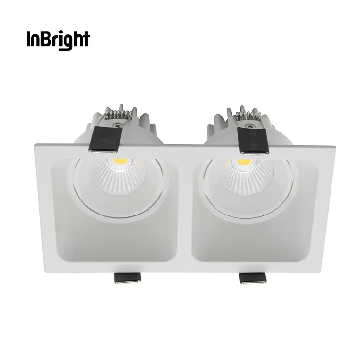 Adjustable Dimmable Recessed Square COB LED Downlight 8/15W
