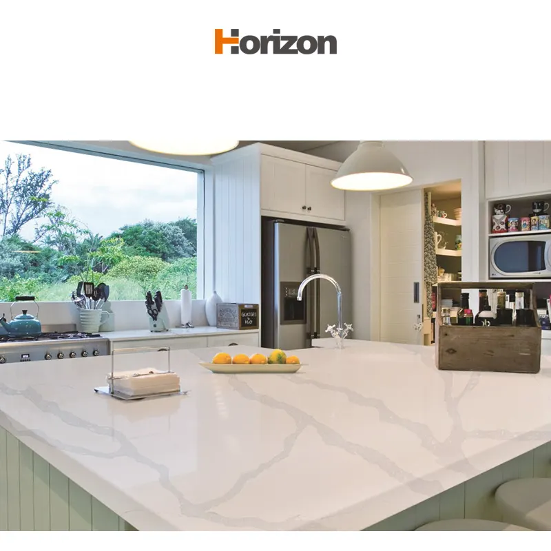 Silica-Free Polished Engineered Quartz Slab 3200x1600mm